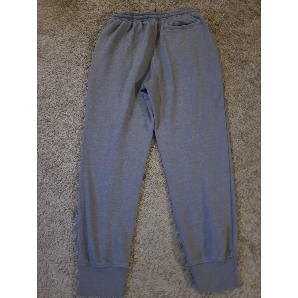 North Face Sweat Pants/Joggers Men's Medium Grey with White Logo